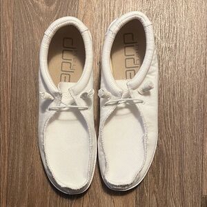 Hey Dude Classic White Loafers